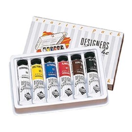 Daler-Rowney Designer's Gouache 6 x 15 ml Starter Set, Professional Artists