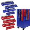 HORUSDY 8-Piece Magnetic Socket Organizer Set, Magnet Socket Holder, 1/4",