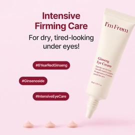 (I'm from) Im From Dinsen Eye Cream, 1.0 fl oz (30 ml), Moisturizing Cream for Eyes, Formulated with 3 Types of Dullness (Skin Conditioning), For Eyes Concerned About Dryness, Sodium Hyaluronic Acid and Squalane Formula (Moisturizing), Korean Skin Care