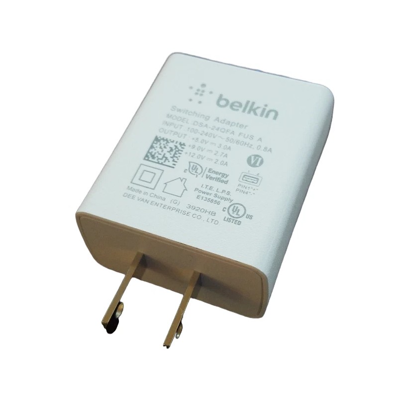 Belkin Wireless AC Adapter USB Charger DSA-24QFA FUS A 5V