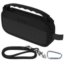 Peyyargo Silicone Cover Compatible with Bose SoundLink Flex 2nd Gen/Bose SoundLink Flex Portable Speaker (Black)
