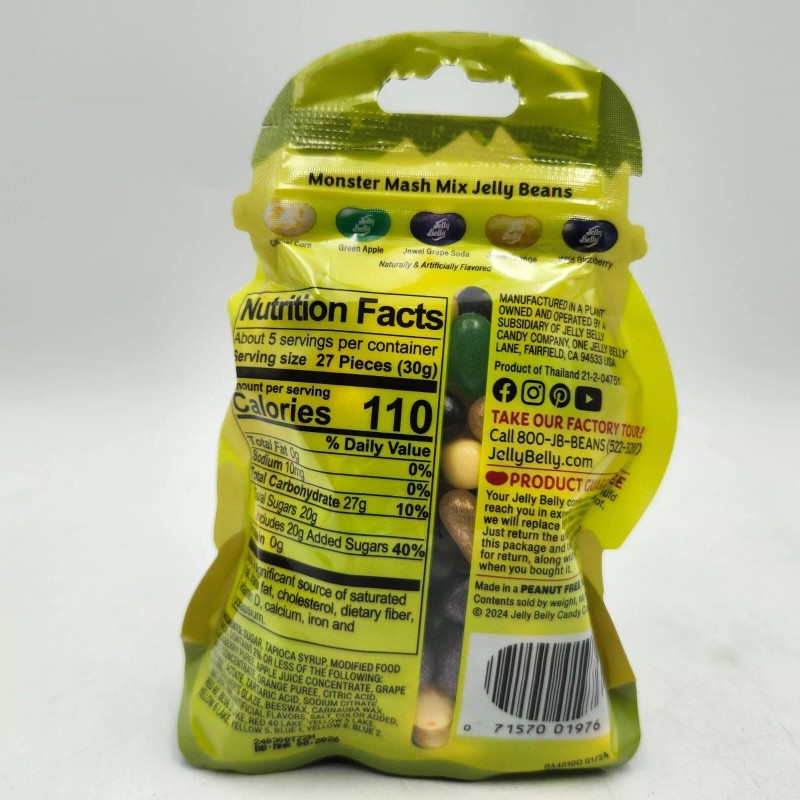Jelly Belly Monster Mash Mix Jelly Beans Frankenstein 5.5oz Bag