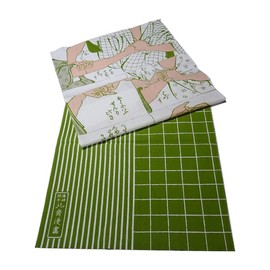 芸艸堂 てぬぐい 北斎 組み手技 白 T-12