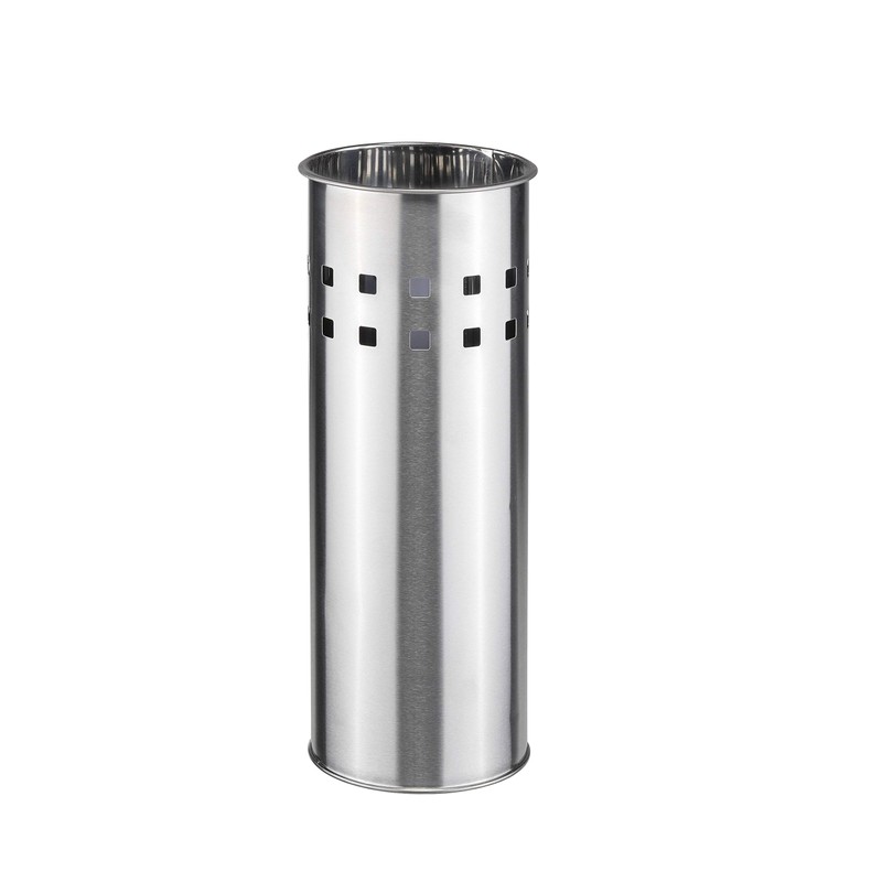 Bambelaa! Toilet Brush with Holder Toilet Brush Holder Stainless Steel