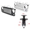 Rexka 25pcs Grille Push Pin Retainer Clips Fasteners Rivet 6503598