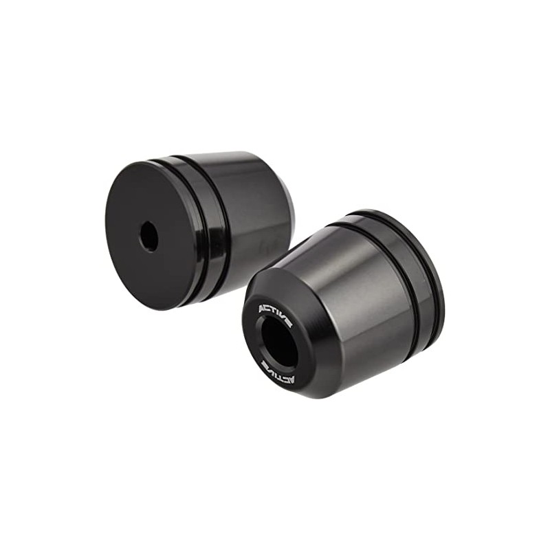 Active 60800026 Aluminum Bar End, Black, φ33-L33