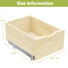 ESPIDOO Hard Close Pull Out Organizer: 8" High Wood Cabinet