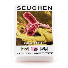 familie von quast Unisex - Adult 20-QS-003 Quartet Game Plague - The Ultimate Card Game with 32 Sheets, Various, One Size