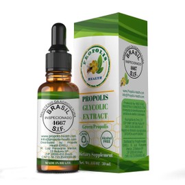 Green Propolis Liquid Extract - Brazilian Bee Propolis, Alcohol-Free - 30-Day Immune Support Supplement - Natural Immunity Shots