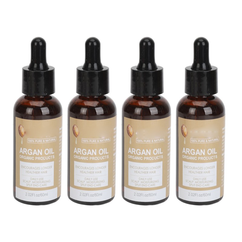 4pcs Argan Oil Hair Growth Serum Boost Thin Hair Increase