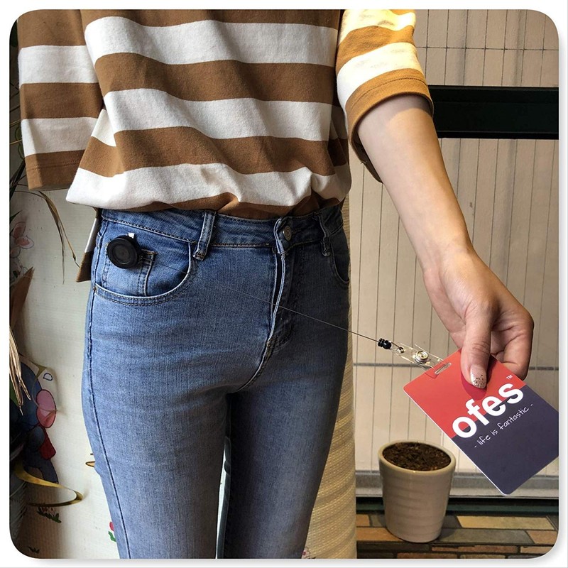 QREEL - 2 Pack - Retractable ID Name Badge Holder