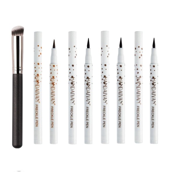 Cerioll Freckle Pen Set, 4 Pieces Natural Freckle Makeup Pen