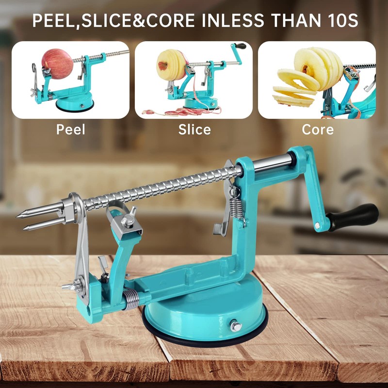 Apple Peeler, Slicer Corer Potato Peelers 3 In 1, Stainless