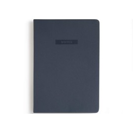 MiGoals A5 Hardcover Lined Notebook - Navy