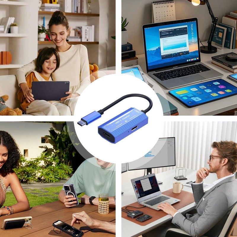 AR Glasses Adapter | USB C Docking Station,Portable 100W Charger,