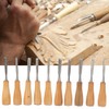 Carving Tools Set, 10Pcs with Wooden Handles in a Wooden