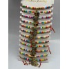 Trendy Red Thread Bracelet with Multicolor Turtle Pack of 12