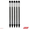 rorito 5 x 0.6mm Tip Fasty BLACK Fine Smooth Writing