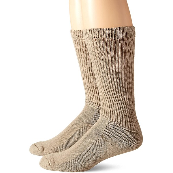 Carolina Ultimate Men's Diabetic Non-Binding Mid-Calf Socks 2 Pack