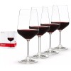 Spiegelau Style Red Wine Glasses, Set of 4, European-Made Crystal