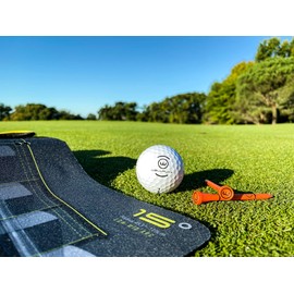 WELLSTROKE WELLSTROKE Father's Day Gift, Left Putter Corrective Equipment, Stroke Template, 15° Swing Arc, Leftie, Made in France, Japan Regular Distributed Product, 2. Yellow, 15°