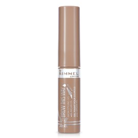 Rimmel London Brow This Way Brow Styling Gel with Argan Oil, Tames and Sets Brows, Blonde, 5 ml
