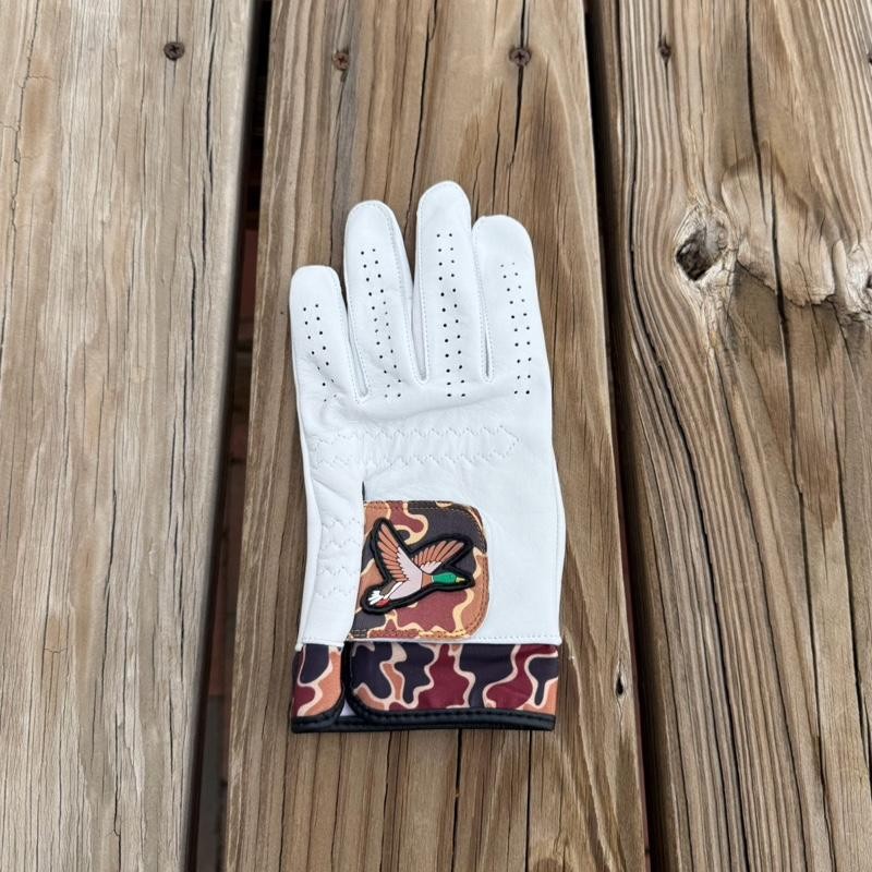 Duck Hunter Camo Golf Glove; Premium Golf Gloves with Camouflage
