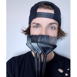 Framar Family Juego de brochas para teñir el cabello, kit de brochas para teñir el cabello, brocha para teñir el cabello, brocha para teñir el cabello para aplicar color de cabello, 3 unidades