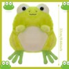 NTEVXZ Frog Cuddly Toy Green Frog Plush Kawaii Frog Plush