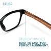 Black Wood Tone Reading Glasses Men & Women with Unique