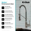 Kraus KPF-1610SFSCH Bolden 18-Inch Commercial Kitchen Faucet with Dual Function
