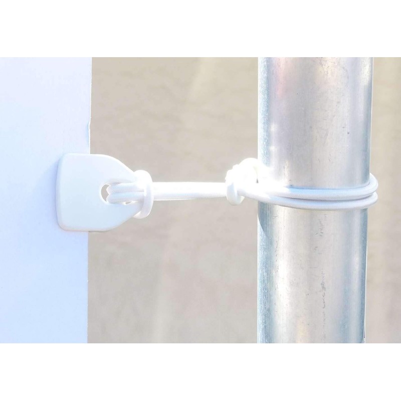 30 x Holdon® Mini Clip White – Clamp Mounting Eyelet