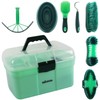 Woodside 8 Piece Equestrian Grooming Set for Horses with Carry