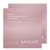 Arocell Super Collagen Mask 2.0 ECM ACTIVE 4 sheets 2pcs / 아로셀 슈퍼 콜라겐 마스크 2.0 ECM ACTIVE 4매 2개