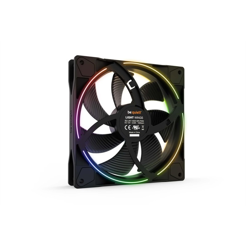 be quiet! Light Wings 140mm PWM Low Noise Premium ARGB