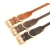 SIE Rolled Leather Dog Collars (12'', Brown)