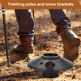 Trekking Pole Baskets | Walking Sticks Tip Snow Baskets Set of 2,Removable Mud Basket Replacement Tips Protectors for Trekking Poles Hiking Sticks