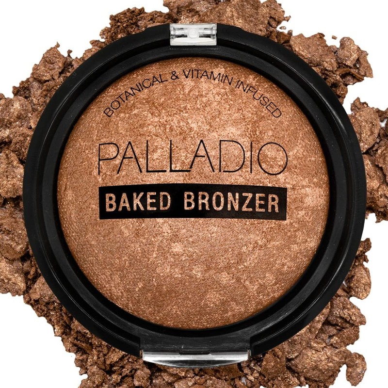 Palladio Baked Bronzer Polvo Compacto Illuminating Tan 0.35 oz