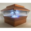 Garden Sunlight 6 Pack 4x4 Solar Powered Plastic Black/Copper LED