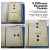 MAKUANG Document Organizer,Folio Folders with Pockets,File Organizer for Paper,Important Documents,
