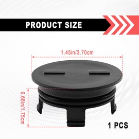 SYudwen Cylinder Head Cam Plug 1.7 1.8 with Seal Compatible with Honda Fit CRV Civic HRV Insight CRZ, Integra Replace 12513P72003 12513-P72-003 Engine Camshaft Plug Cap