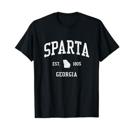 Sparta GA Vintage Athletic Sports JS01 T-Shirt