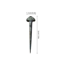 Tofficu Uñas De Herradura 50 Piezas 1.96X0.43X0.15In Herramienta Profesional para Reemplazo De Herraduras Accesorio De Caballos Resistente Al Desgaste
