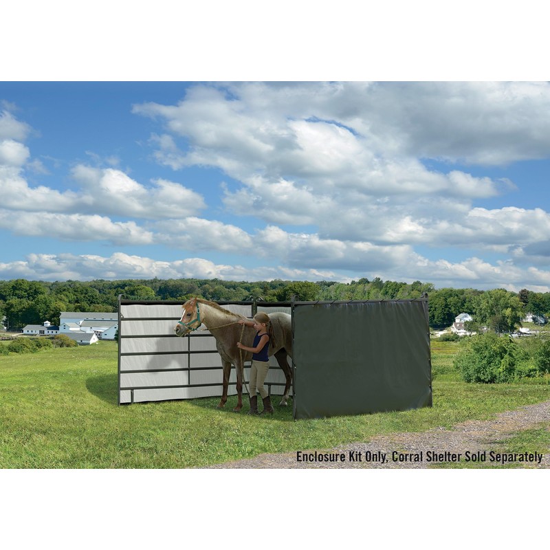 ShelterLogic 10' x 10' Enclosure Kit for Outdoor Corral Shelter