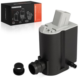A-Premium Front or Rear Windshield Washer Pump Compatible with Hyundai Elantra, Santa Fe, Accent, Tucson, Veloster, Kona, Palisade & Kia Soul, Sorento, Forte, Rio, Niro, Borrego, Rondo