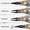 SAN LIKE Alicates de pesca de aluminio para eliminar ganchos,