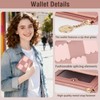 Lapensa Cute Small Wallet for Women,Colour-blocked Slim Wallet RFID Blocking