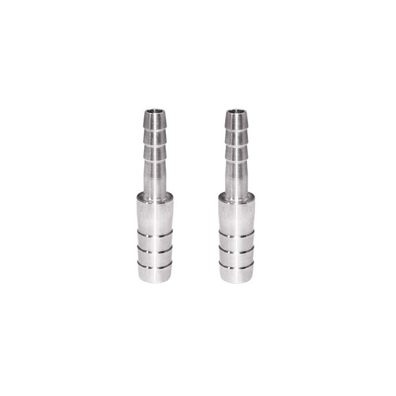 Beduan Stainless Steel Reducing Splicer Mender, 3/8" to 5/16" Barb