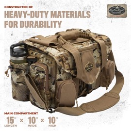 Rig'Em Right Waterfowl Shell Shocker XLT Duck Hunting Blind Bag with Molded Ammo Compartments, Sunglasses Case, Drink Holder and More (Gore Optifade March Camo)