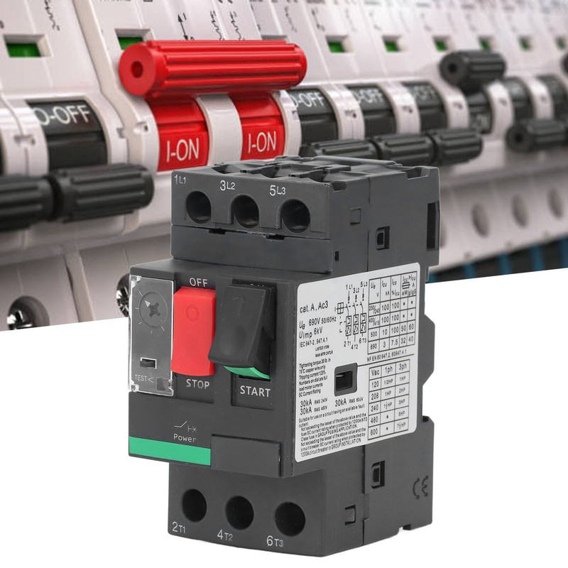 Motor Circuit Breaker Professional Efficient Easy Wiring AC690V Circuit Breaker